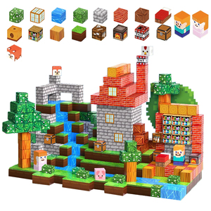 Offre Spéciale : Ensemble de Blocs de Construction 3D « Prairie » de <span class=keywords><strong>150</strong></span> Pièces – Cubes DIY et Puzzles Éducatifs STEM pour Enfants - Product Image 1