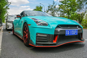 ZNDR Nuevo para GT-R: Parachoques, faldones laterales, pasos de rueda, capó, alerón y difusor estilo NISMO mejorados de fibra de carbono con tornillos - Product Image 5