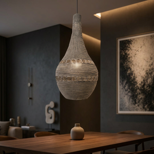โคมไฟเพดาน LED ดีไซน์โบฮีเมียนทันสมัย แบรนด์ Sonnet Decor รุ่น Luxury ทำจากเหล็กถักมือ แสงวอร์มไวท์ 3500K CRI 80 เหมาะสำหรับที่อยู่อาศัย - Product Image 2