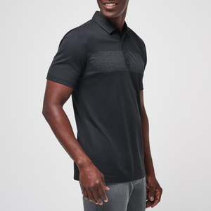 Slim Fit Polo <b>Shirt</b> Custom Logo <b>Short</b> <b>Sleeve</b> 92 Polyester 8 Spandex Dry Fit Polo <b>Shirts</b> for <b>Men</b> - Product Image 2