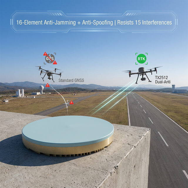 Starseek TX2512-AJS-16CH-DPA 16-Element Dual-Anti Terminal BDS GPS GNSS Heavy-Duty SM-A Connectivity Anti-Interference