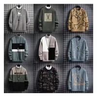 Pull cardigan d'hiver pour homme en polyester/coton, motif tricoté 3D, manches trois quarts, boutons décoratifs, respirant et élégant