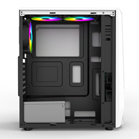 Caja RGB Gaming Pc Soporte de Torre completa Refrigeración por agua ATX Gabinete de computadora de escritorio