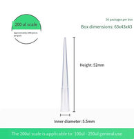 Embouts de pipette jetables universels pour laboratoire, 10 µl, 200 µl, 1 ml, 5 ml, embouts de pipette extra longs