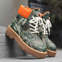Bottes tactiques de randonnée pour hommes 39-45, avec semelle extérieure en caoutchouc, imperméables, hiver, neuves, bout rond, talon épais, bottes pour hommes
