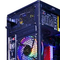 SNOWMAN Cheapest OEM Computer case Low MOQ ATX / M-ATX / Mini-ITX Pc Case Tempering Glass Casing Gaming Computer Case