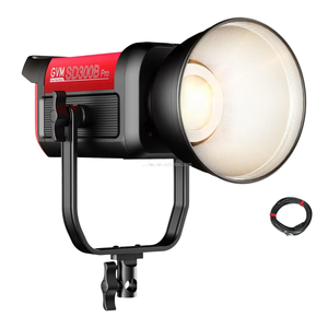 PRO SD300B <span class=keywords><strong>GVM</strong></span> Luz LED profesional oficial de 300W para Vlogging 51100 Lux 3,3 'Control de aplicación Sistema de refrigeración activa 2700K-6800K - Product Image 1