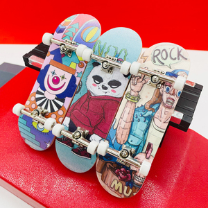 AILEFU nuevo Material Finger Skateboard <span class=keywords><strong>Tech</strong></span> <span class=keywords><strong>Deck</strong></span> con pegatinas para juguete Unisex - Product Image 5