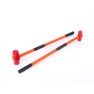 Autre Grand marteau octogonal en acier au carbone à long manche, outil de chantier robuste - Product Image 1