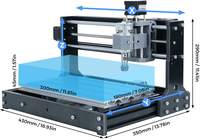ActionLasers 2024 M20 V3 Kit de routeur CNC de bureau DIY 3018 Pro Graveur Mini Machine de gravure et de sculpture sur bois 3-en-1 Multi-foyers Ttc 3020 Cnc