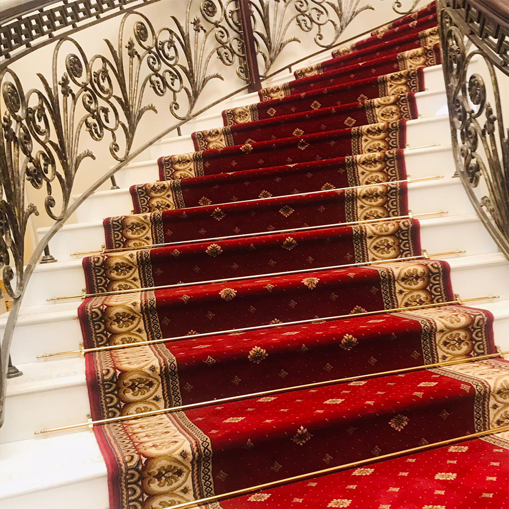 Tringles à Moquette D'escalier Barres D'escalier En Laiton Pour Tapis De Sol, Barre De Support Pour Tapis De Sol - 16 Mm De Diamètre, Barres De Maintien Pour Tapis D'escalier Pour La