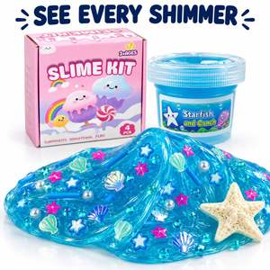 TOYSRUNNER ชุดของเล่น DIY สไลม์นุ่มนิ่มน่ารัก สีสันสดใส ปลอดสารพิษ เป็นมิตรกับสิ่งแวดล้อม สำหรับเด็ก  ผลิตจากโรงงานโดยตรง - Product Image 3