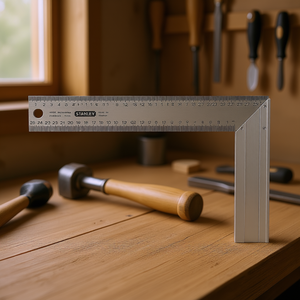 Équerre carrée Stanley en acier inoxydable 280 mm pour des mesures de précision en menuiserie et travail du bois - Product Image 3