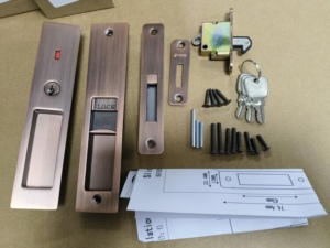 Hiện đại OEM cổ điển lõm trượt khóa cửa cho sự riêng tư chức năng nội thất cửa ra vào, chỉ số dấu hiệu riêng tư túi khóa cửa - Product Image 6