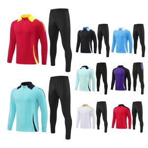 <b>Men's</b> Sport Wear with Zipper Soccer Jersey Football Kits Custom logo Soccer Tracksuit Football <b>Jackets</b> Sport Tracksuit - Product Image 2