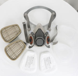 Protección respiratoria 6200 7 en 1 Half Face Gas Mask Suite y 6001 Cartucho de filtro de vapor orgánico con precio barato - Product Image 6