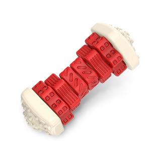 Neutral Products Dog Chew <b>Dumbbell</b> Toy Red And Blue Small Size Teeth Cleaning Pet Chew Toys - Product Image 5