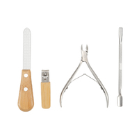 Ensemble de coupe-ongles en acier inoxydable écologique Ensemble de manucure pédicure professionnel pour salon de manucure