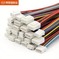 موصل شريطي فارغ بدون لحام ذكر وأنثى XH2.54mm، كابل تمديد توصيل أسلاك نحاسية PVC، 2P، 10 سم، 600 فولت، ODM