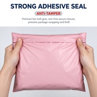 Grand sac d'expédition en polyéthylène, sac d'expédition personnalisé en couleur, sac d'expédition en LDPE recyclé auto-adhésif pour l'emballage de vêtements et de cadeaux, conforme à la norme EU PPWR