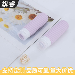 Silicone Travel Bottles Cylinder Screw Cap With Cover For Shampoo Cosmetic Refill Packaging 10ml - Product Image 5