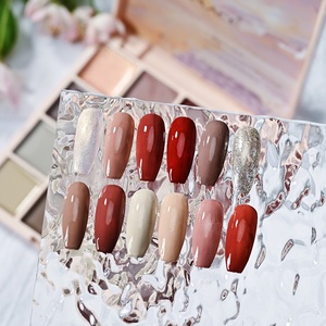 Palette de 16 couleurs de vernis à ongles en conserve solide, couverture complète, Portable, crème, populaire, solide, colle solide - Product Image 6