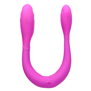 Vibrador Dildo de Doble Cabeza, Totalmente Impermeable, de Látex Ecológico, con 20 Frecuencias, Batería Integrada, para Mujeres, Juguete Sexual para Adultos Dazhan - Product Image 1