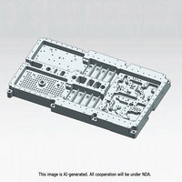 Service d'usinage CNC sur mesure à 5 axes pour cartes RF de stations de base et pièces d'antennes radar en aluminium