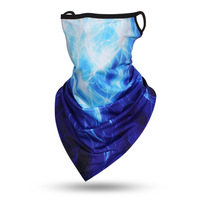 Pañuelo triangular de verano al por mayor, deportivo, refrescante, transpirable, de malla, para ciclismo al aire libre, protección solar, máscara con protección para las orejas