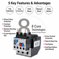 CHINT NR2 Relay Termal Pelindung Motor 3P 11.5A 25A 36A 93A 150A 690V 50/60Hz Kontaktor CJX2