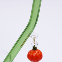 Paille à boire en verre trempé borosilicaté, réutilisable et écologique, avec pendentifs, nouvelle collection