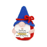 Muñeco de Ganchillo Tejido a Mano, Caracol de Energía Positiva, Juguete de Animales Divertidos, Regalo con Expresión Emocional, Adorno de Punto para Abrazar en el Bolsillo