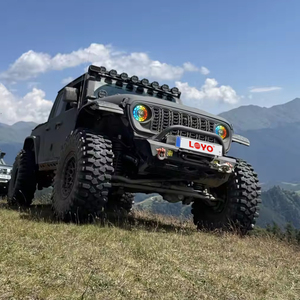 In Offerta Speciale Fari a LED Rotondi da 7 Pollici con Anello Aureola RGB Occhi d'Angelo e Controllo via App per <span class=keywords><strong>Jeep</strong></span> Wrangler JK LJ <span class=keywords><strong>CJ</strong></span> - Product Image 6
