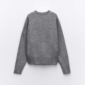 Logo personnalisé 2021 Cardigan et sweats à capuche en tricot pour femmes <span class=keywords><strong>Cos</strong></span> Tops Pulls d'hiver en <span class=keywords><strong>cachemire</strong></span> à impression personnalisée avec logo sur le devant - Product Image 5