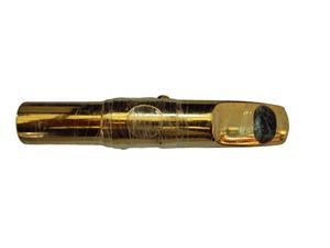 <span class=keywords><strong>Boquilla</strong></span> para Saxofón Barítono en Mi Bemol, Chapada en Oro, Marca Eastern Music, Modelo W2, con Tapa y Abrazadera, Repuesto para Saxofón - Product Image 5