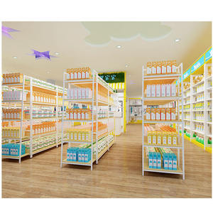 Sistema <span class=keywords><strong>de</strong></span> estantería góndola para tienda <span class=keywords><strong>de</strong></span> comestibles, moderna, unidades <span class=keywords><strong>de</strong></span> exhibición usadas, estantería a la venta - Product Image 6