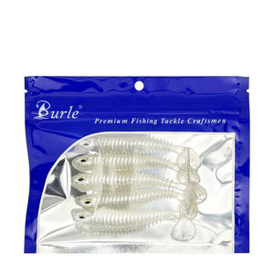 Chất Lượng Cao 80Mm 110Mm Nhân Tạo Mềm Mồi PVC Chất Liệu Threaded Mồi 8 Màu Sắc T-Đuôi Mềm Thu Hút Cho Vàng Pomfret - Product Image 6