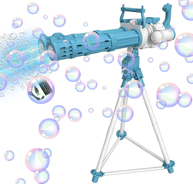 Bubble Machine for Kids and Adults 2 Battery Kid Bubble Gun for Outdoor Toys