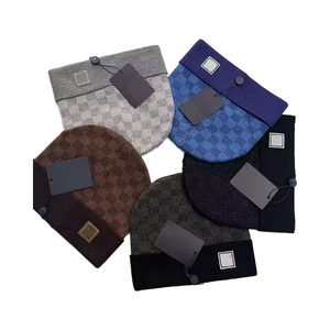 Chapeau <span class=keywords><strong>en</strong></span> <span class=keywords><strong>laine</strong></span> mélangée avec logo brodé personnalisé, <span class=keywords><strong>bonnet</strong></span> <span class=keywords><strong>en</strong></span> peluche tricoté, chaud pour l'hiver, voyage, plage, pour hommes et femmes - Product Image 1