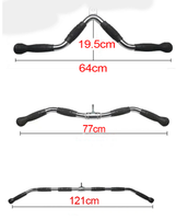 Gran oferta de fábrica, accesorio de máquina de Cable extraíble, accesorios para gimnasio, Fitness, entrenamiento con pesas, barra extraíble Lat