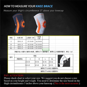 Knee Pad With Silicone Pad And Spring Support For All Sports Protection Unisex Universal Fit Shock Absorption Knee Protector - Product Image 2