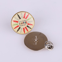 Edelstahl-Magnet Smart Induktions-Büro-Brosche RFID NFC Pin Magnetisches Abzeichen NTAG215 Chip Wasserdicht Hochwertig