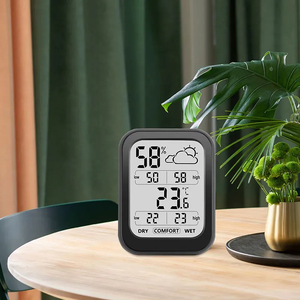 Dự báo thời tiết Nhiệt kế ẩm kế cầm tay chính xác kỹ thuật số hiển thị kỹ thuật số ẩm kế hiệu chuẩn nhiệt kế - Product Image 2