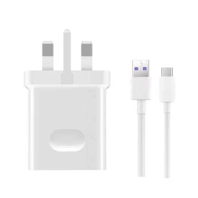 Wholesale 40W Fast Charger with Type-C Cable OTP Protection Dual USB Ports for P30 P40 P10 P20 Pro Lite Mate 9 10 Pro