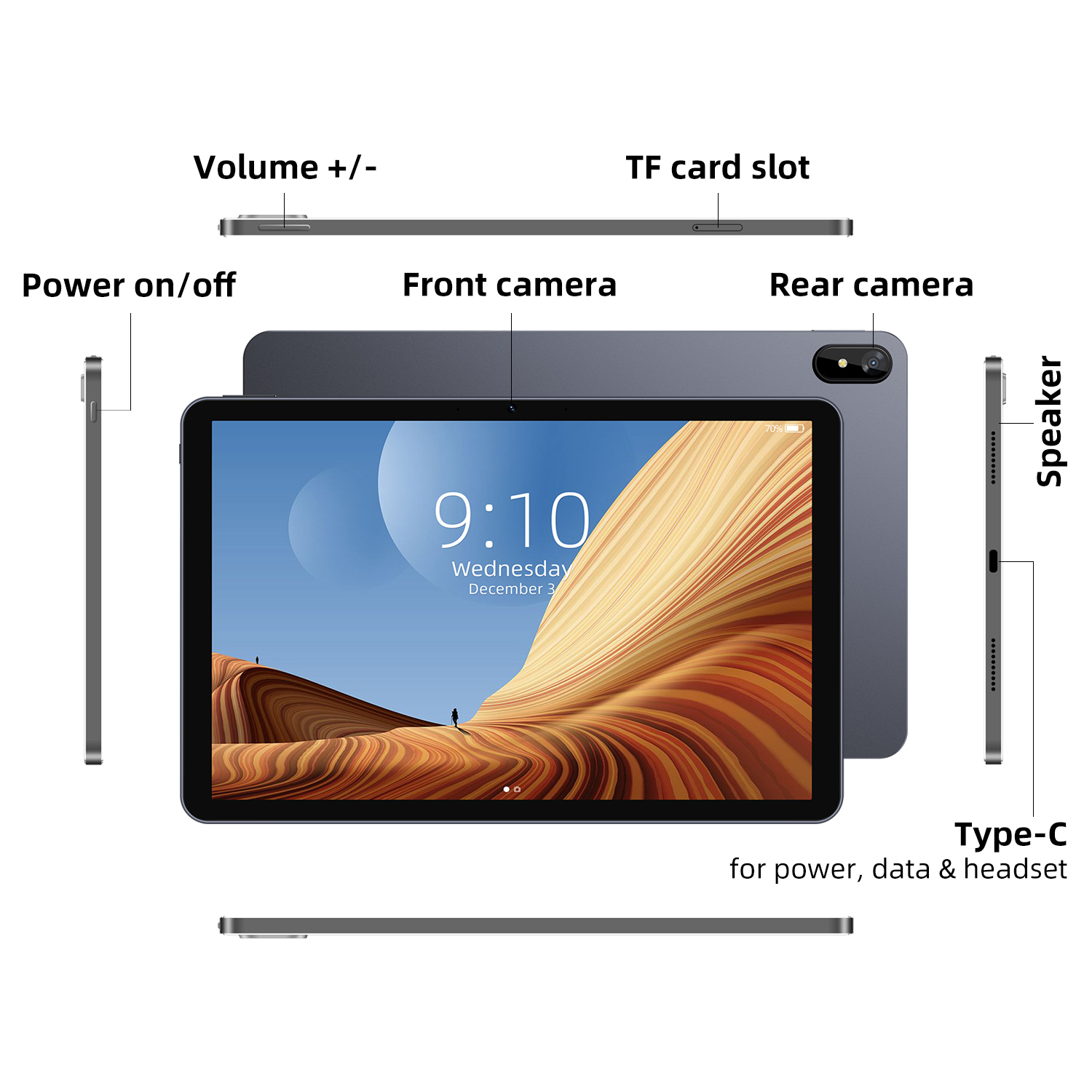 CHUWI HiPad Air 10.3インチタブレット Amazon.co.jp: 2022 Android 11 タブレット 顔認証 CHUWI HiPad