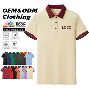 Polo de sport pour <span class=keywords><strong>homme</strong></span> de haute qualité 100% polyester avec logo personnalisé, respirant et à séchage rapide, vêtements de travail - Product Image 1