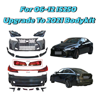 Kit carrosserie compatible avec Lexus IS250 2006-2012, compatible avec le style F Sport 2021, pare-chocs, grille en maille, feux LED, ensemble de modification