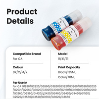 Harga Pabrik Tinta Isi Ulang Premium GI-40 40 50 Kompatibel untuk Canon G5030 G5040 G5070 G6030 G6070 G6080 GI-70 70 Tinta Printer