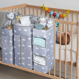 Organizador de Fraldas Suspenso para Berço, Organizador Espaçoso para Bebês Meninas/Meninos, Ideal para Trocador - Product Image 5