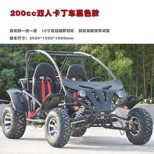 Buggy todoterreno de doble asiento para exteriores con estructura metálica 4x4 para uso comercial - Product Image 4